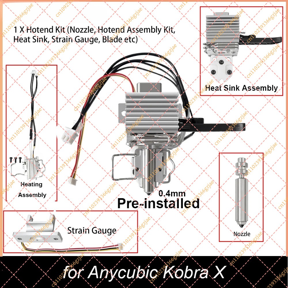0.4mm Pre-Installed Hotend Kit - Hotend 0.4Mm recension och pris