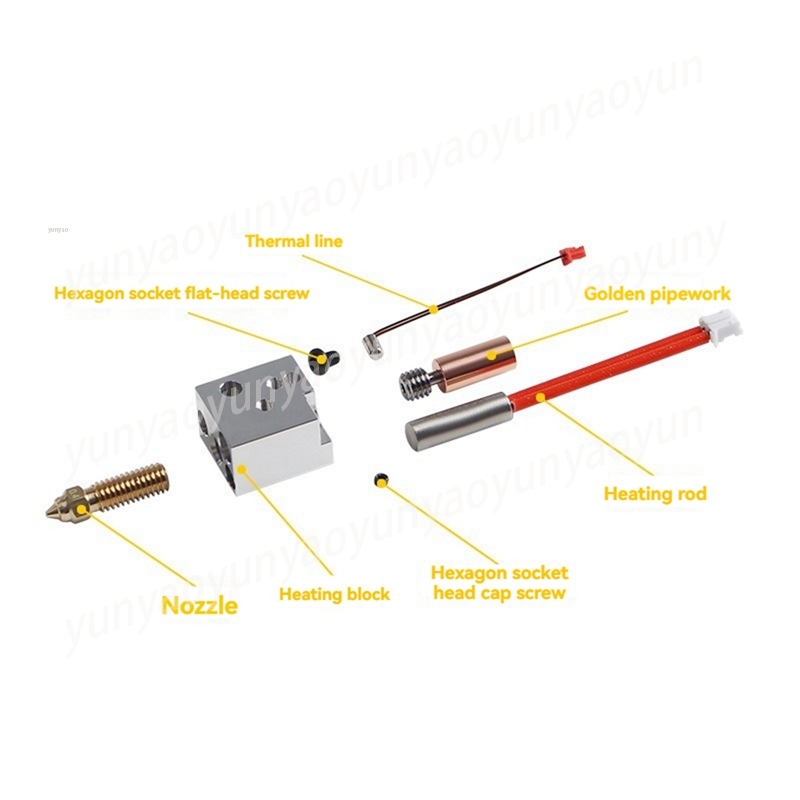 Hotend Kit Metal High Flow Hot - Hotend 0.4Mm recension och pris