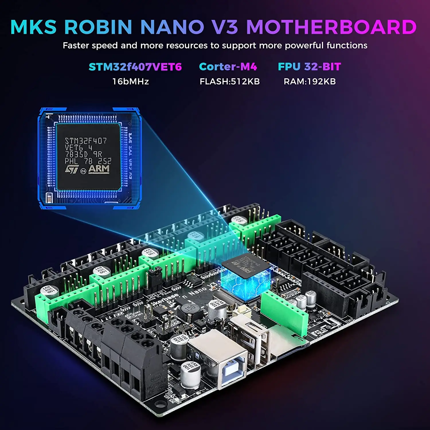 Makerbase 3D Printer Control B - Mks Sgen recension och pris