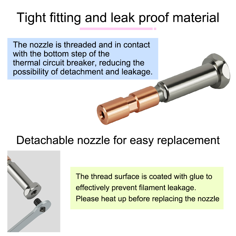 New Upgrade Nozzle For Anycubi - Hotend 0.4Mm recension och pris