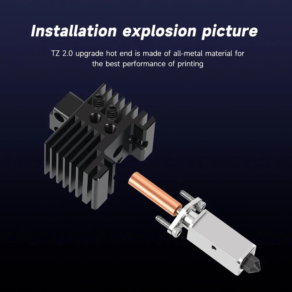 For Bambu Lab X1C P1P P1S Comp - Hotend 0.4Mm recension och pris
