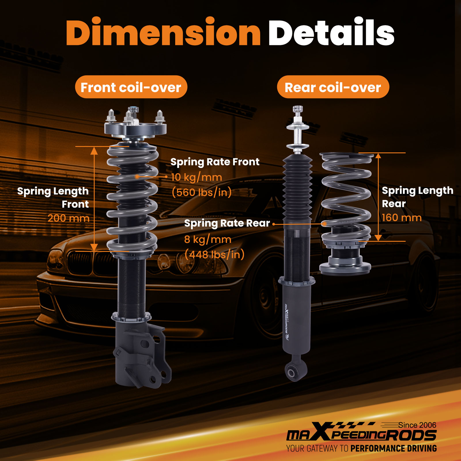 Coilover for Honda Civic 2006- - Fdm Printer recension och pris