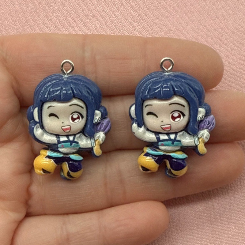 10pcs resin cartoon pendant, D - Resin recension och pris