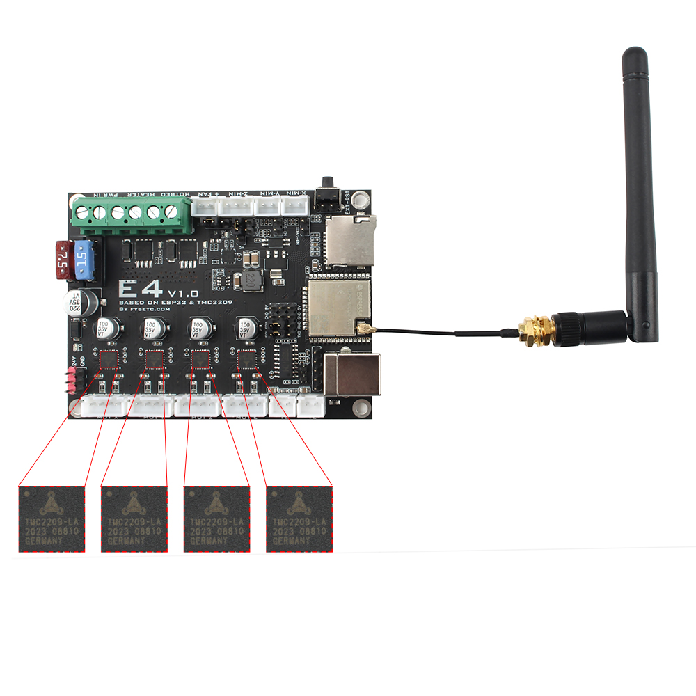 FYSETC E4 Board with Built-in  - Mks Sgen recension och pris