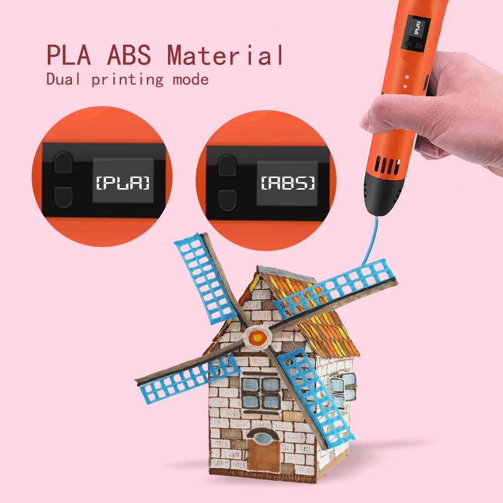 QCREATE 3D Printing Pen 1.75mm - Abs Filament recension och pris