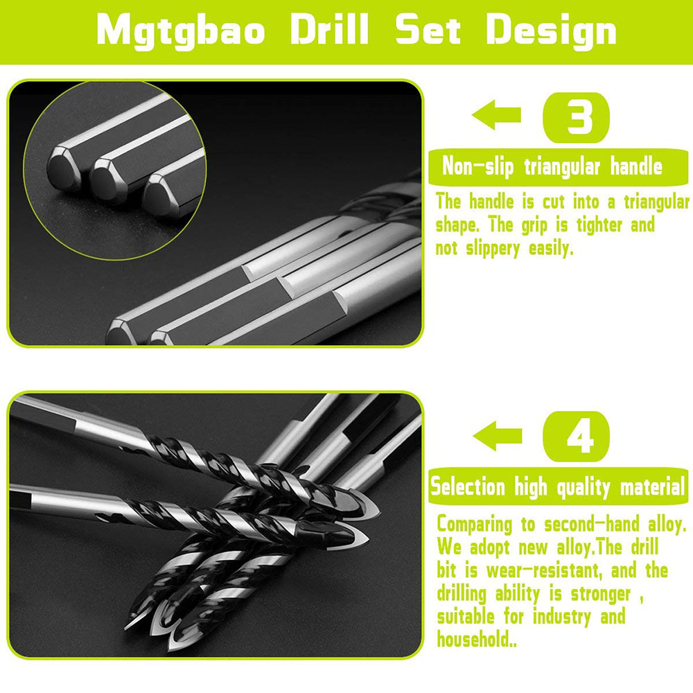 6 Pcs Ceramic Tile Multi Drill - Nozzle Tungsten recension och pris