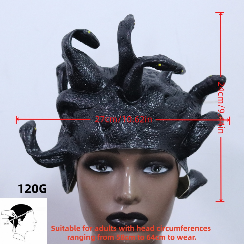 Medusa latex wig mask,Horror s - Cobra Extruder recension och pris